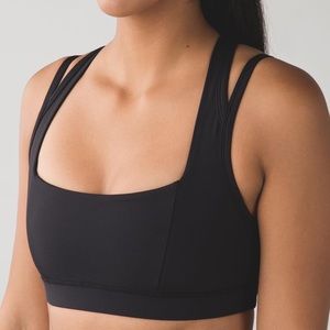 TWO lululemon Double Straight Stap Bras